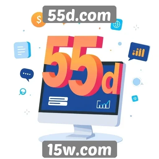 Estratégias de marketing digital do site 55d.com